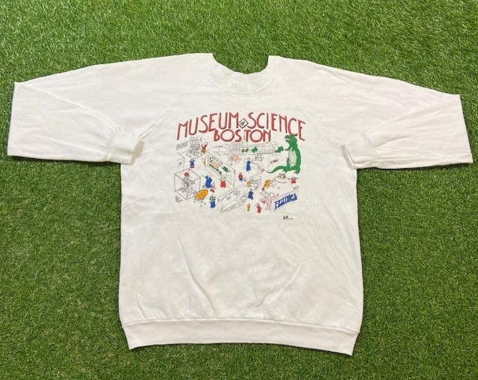 Vintage Museum of Science Crewneck Sweatshirt Made USA Size XXL 2XL Boston  Massachusetts New England Classic 1990s 90s Pull Over Oversized