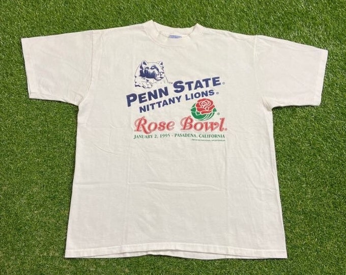Vintage University of Penn State Nittany Lions T Shirt Tee Made USA Size Xtra Large XL NCAA College Football Pennsylvania Classic 1990s 90s