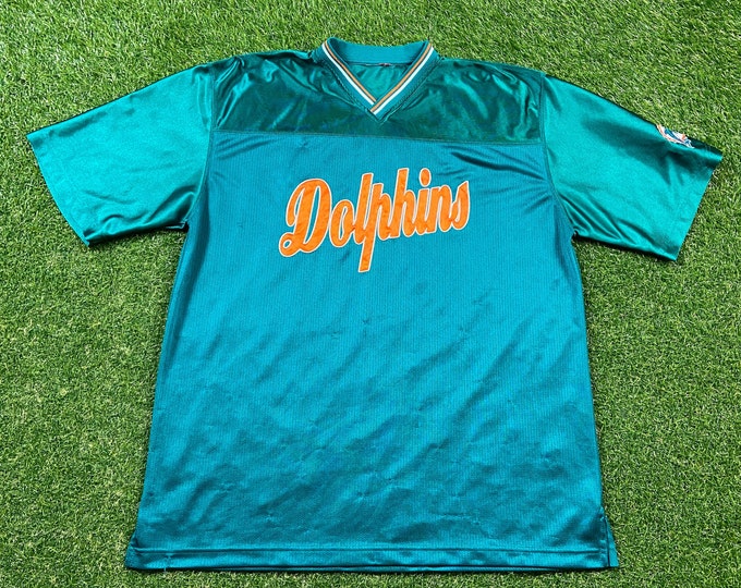 Vintage Miami Dolphins Jersey Size Xtra Large XL NFL Football 305 Florida Marino 1990s 90s