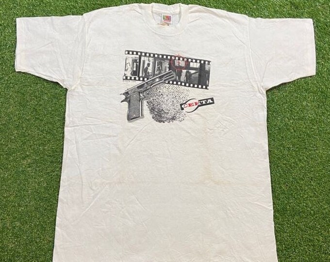 Vintage Cekta 1997 T Shirt Tee Fruit of the Loom Made USA Size XXL 2XL 1990s 90s Urban Artwear