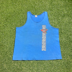 Vintage Bankoh Moloka&#39;i Hoe 45th OHCRA Tank Top Shirt Made USA Size Xtra Large XL Canoe Racing Crew Rowing Hawaii 1990s 90s