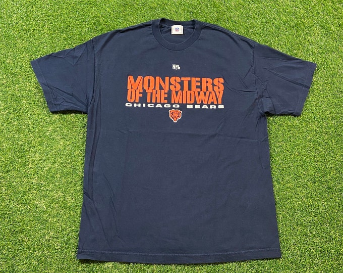 Vintage Chicago Bears T Shirt Tee Size Xtra Large XL NFL Football Illinois Da Bears 1990s 90s