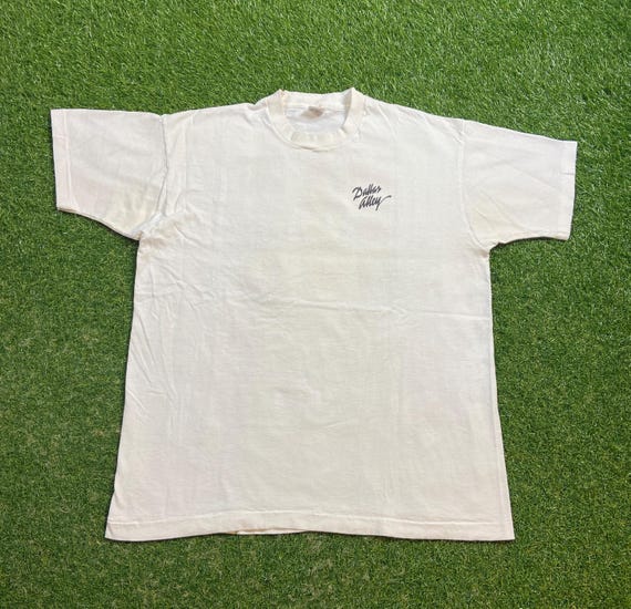 Vintage Dallas Alley T Shirt Tee Made USA Size Xtra Large XL Nigh Club Night Life Texas Rockets Astros Texans 1990s 90s