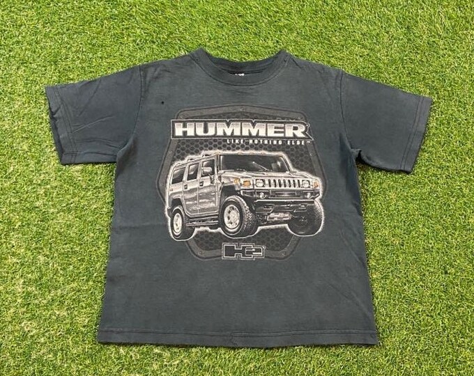 Vintage Hummer H2 T Shirt Tee Size Medium M Classic Car Streetwear 1990s 90s