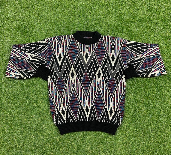 Multicolor Knitted Crewneck Sweater 