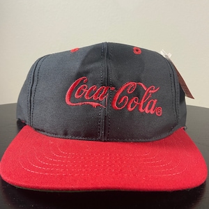 Vintage Rare Coca Cola Coke Snapback Hat OSFA Classic Cola Soda Pepsi 1990s 90s New With Tags