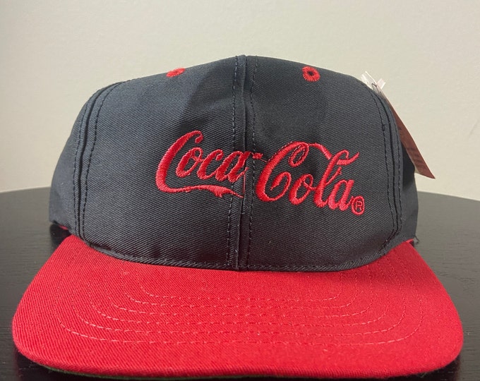 Vintage Rare Coca Cola Coke Snapback Hat OSFA Classic Cola Soda Pepsi 1990s 90s New With Tags