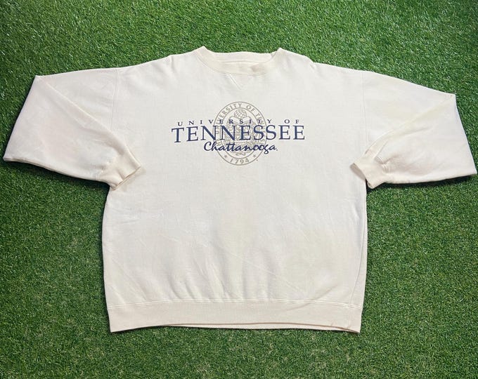 Vintage Tennessee Volunteers Crewneck Sweatshirt Size XXL 2XL NCAA College Football SEC 1990s 90s Pull Over Oversized