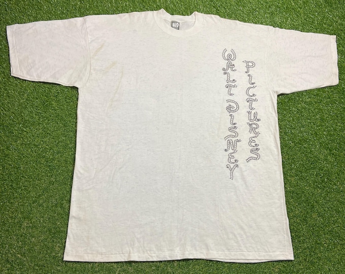 Vintage Walt Disney Pictures T Shirt Tee Made USA Size 4x WDW Mickey Mouse Disneyland Magic Kingdom Classic 1990s 90s
