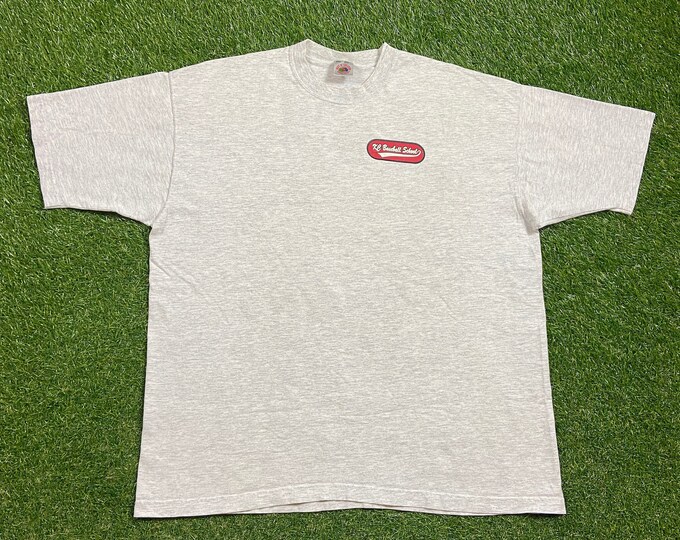 Vintage Kansas City Baseball School T Shirt Tee Made USA Size XXL 2XL Royals MLB Baseball Missouri 1990s 90s
