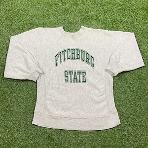Vintage Fitchburg State University Crewneck Sweatshirt Size Xtra Large XL Massachusetts Pull Over Oversized Warm