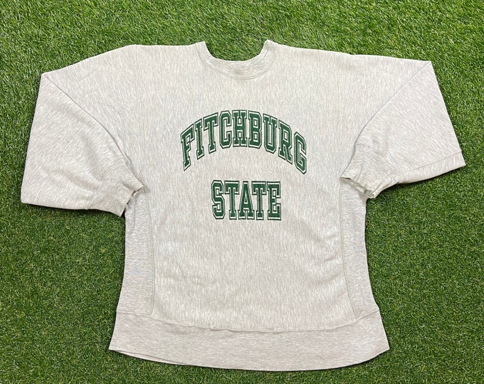Vintage Fitchburg State University Crewneck Sweatshirt Size Xtra Large XL Massachusetts Pull Over Oversized Warm