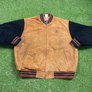 vintage Luxor Las Vegas Veste en cuir Taille XXL 2XL Nevada Gambling Hotel Authentique American Apparel Qualité Très Chaud Manteau Faded Années 1990 Années 90