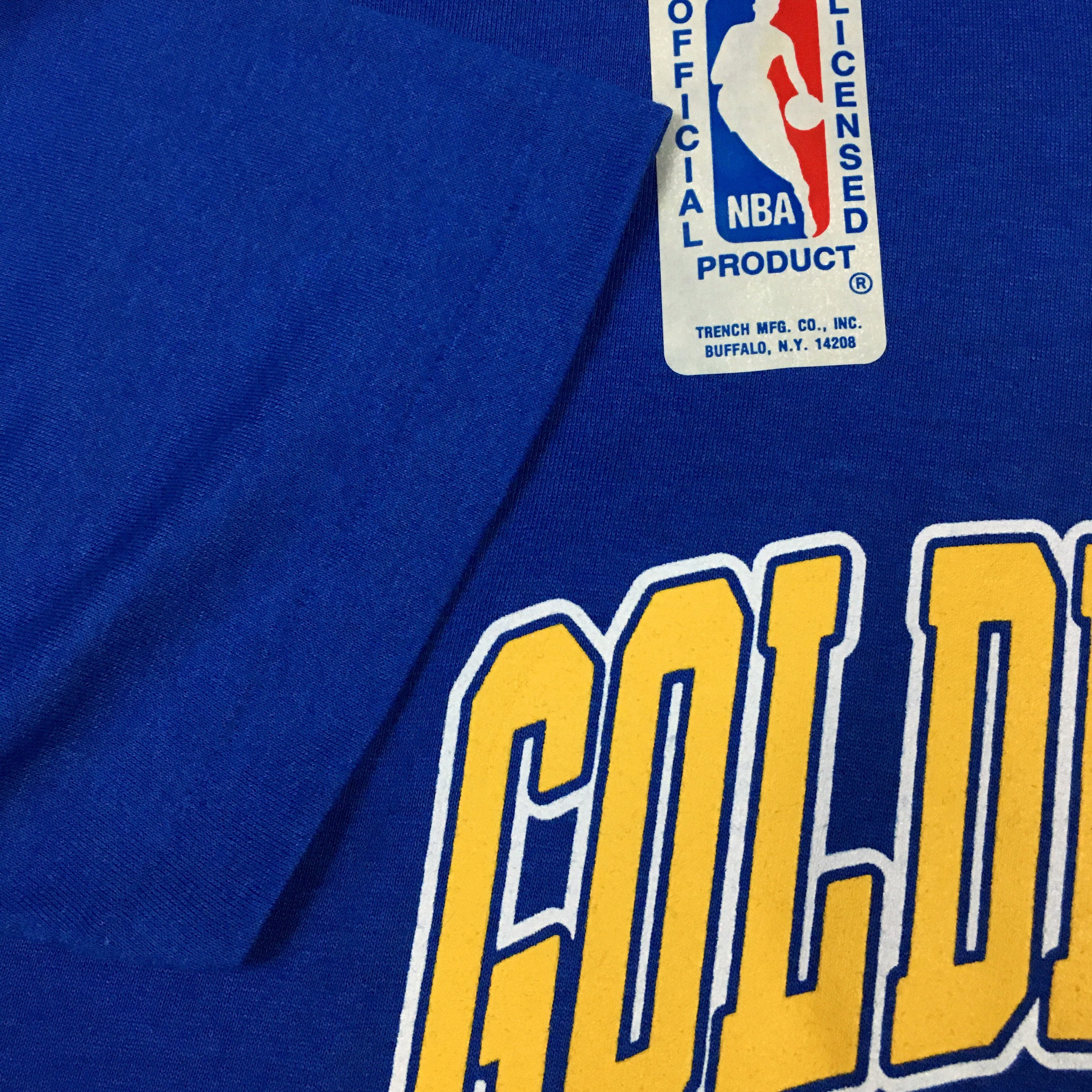 LegacyVintage99 Vintage Golden State Warriors NBA 1980s 80s T Shirt Trench San Francisco California Made USA Basketball Brand New Old Stock Original Classic