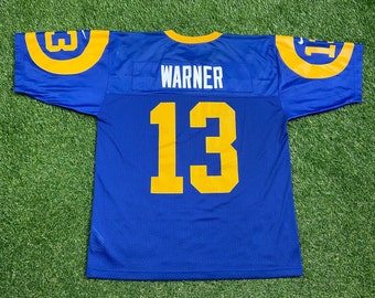 Vintage St Louis Rams Kurt Warner #13 Jersey Nike Team Size Large