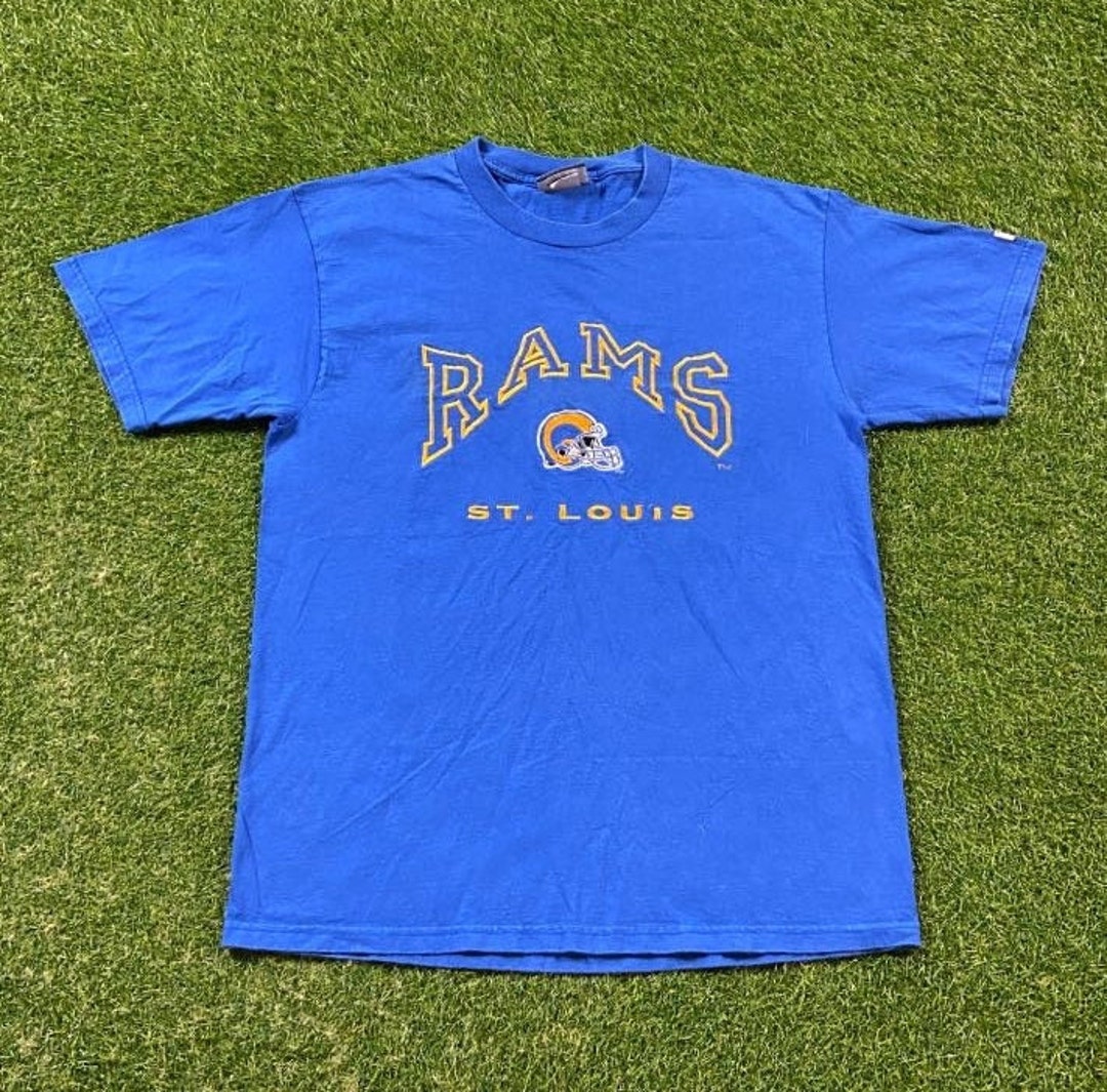 Vintage NFL Los Angeles Rams Tee Shirt 1980s Size Large Made in USA