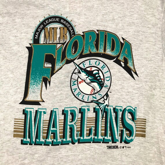 Vintage Florida Marlins T Shirt Deadstock Comfy 1992 Trench 