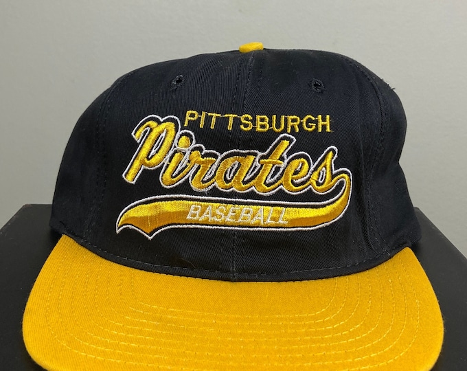 Vintage Pittsburg Pirates Snapback Hat Starter Made USA MLB Baseball National League Pennsylvania Clemente Bond 1980s 80's