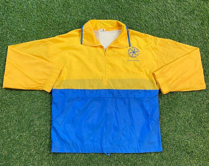 Vintage Empire State Games Windbreaker Jacket Brute Made USA Size Small S Rochester 1993 New York State Parks Olympics 1990s 90s