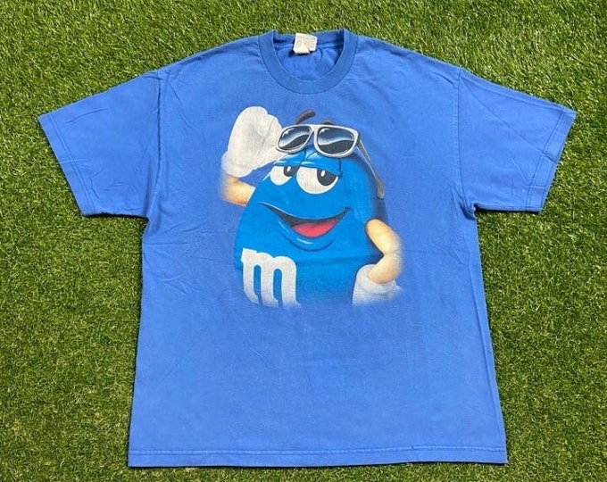 Vintage M&M's T Shirt Tee Size Xtra Large XL Original Candy Classic Chocolate Peanut Candies 1990s 90s