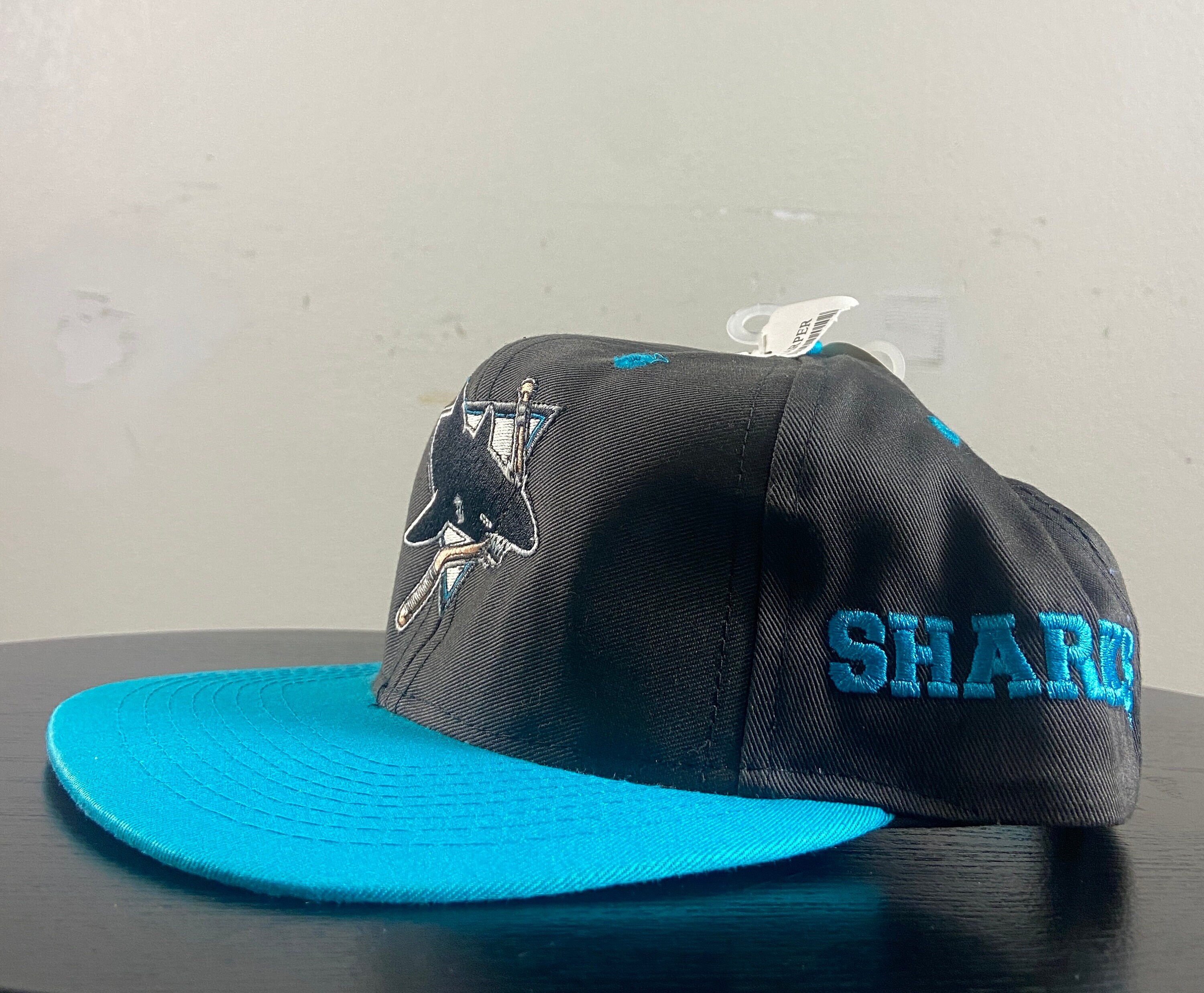 Vintage NHL (Twins) - San Jose Sharks Deadstock Snapback Hat 1990s OSFA