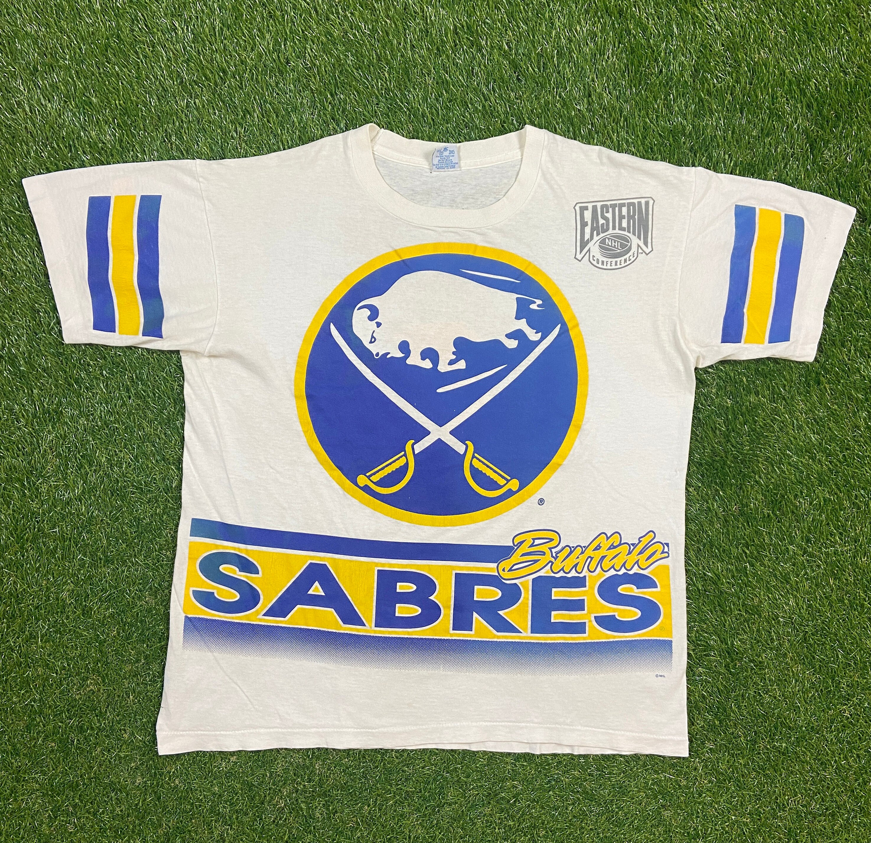 Secret Logo On 90's Buffalo Sabres Jersey