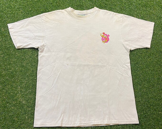 Vintage O'Neill Volleyball T Shirt Tee Made USA Size Xtra Large XL Beach Volleyball Olympics 1990s 90s