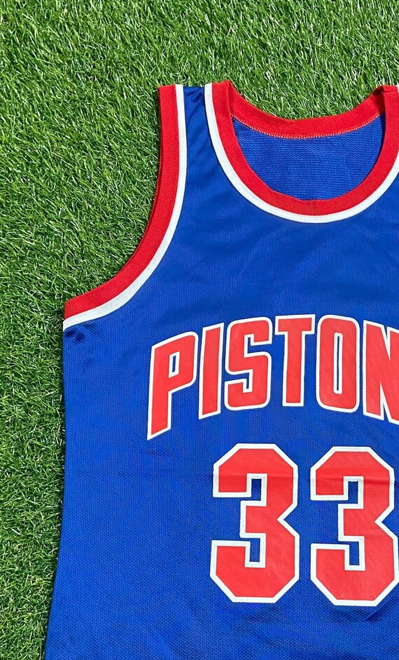 Vintage Detroit Pistons Grant Hill #33 Jersey Champion Made