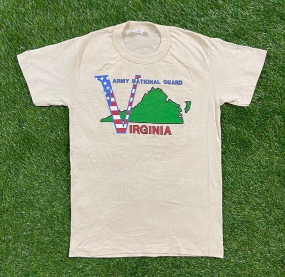 Vintage Virginia Army National Guard T 