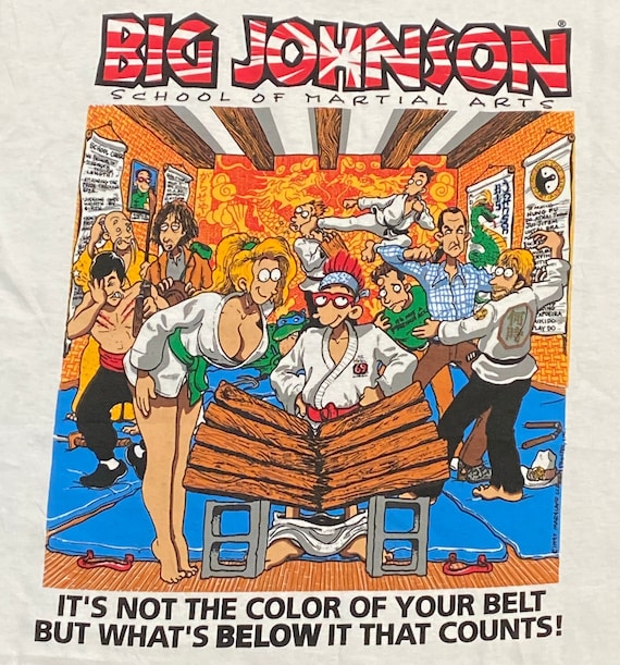 krølle Nebu Frugtbar Vintage Big Johnson T Shirt Tee Oneita Size Large L School of - Etsy