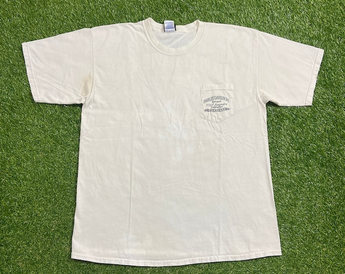 Vintage Harley Davidson T Shirt Tee Size Xtra Large XL Milwaukee Wisconsin Motorcycle Bike Week HOG 00s