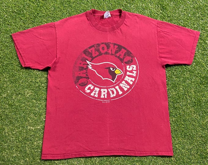 Vintage Arizona Cardinals T Shirt Tee Made USA Size Large L NFL Football Phoenix 1990s 90s