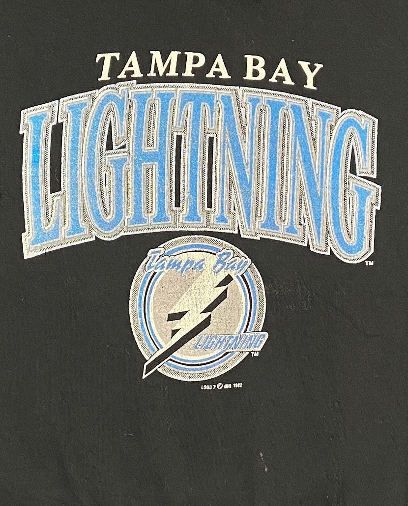 Vintage Tampa Bay Lightning Crewneck Sweatshirt Size Xtra 