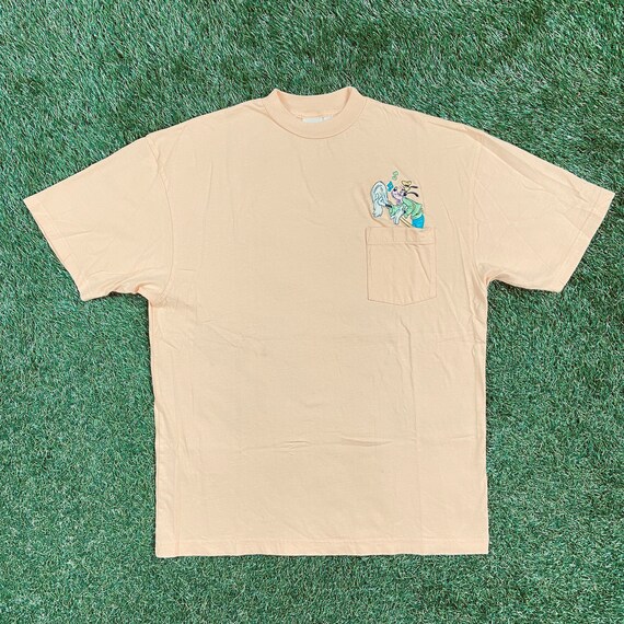 Vintage Goofy Pocket T Shirt Tee The Disney Store Size Xtra Large XL Walt Disney World WDW Disneyland Magic Kingdom Mickey Mouse