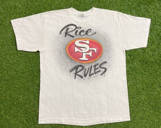 Vintage San Francisco 49ers T Shirt Tee Size Xtra Large XL NFL Football Montana Jerry Rice California 1990s 90s