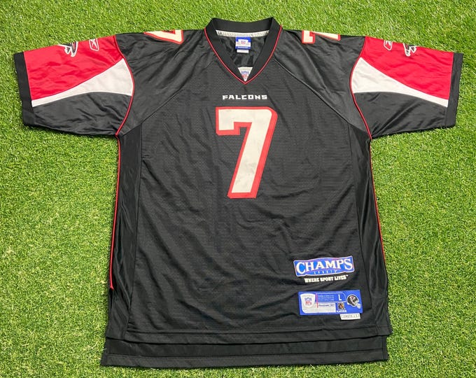 Vintage Atlanta Falcons Michael Vick #7 Jersey Reebok Size Large L NFL Football Classic Georgia 00s