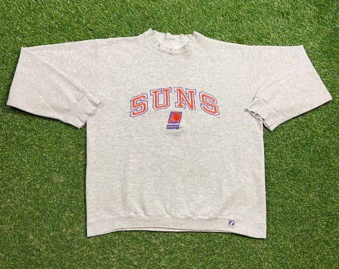 Vintage Phoenix Suns Crewneck Sweatshirt Size Large L NBA Basketball Barkley Pull Over Oversized 1990s 90s