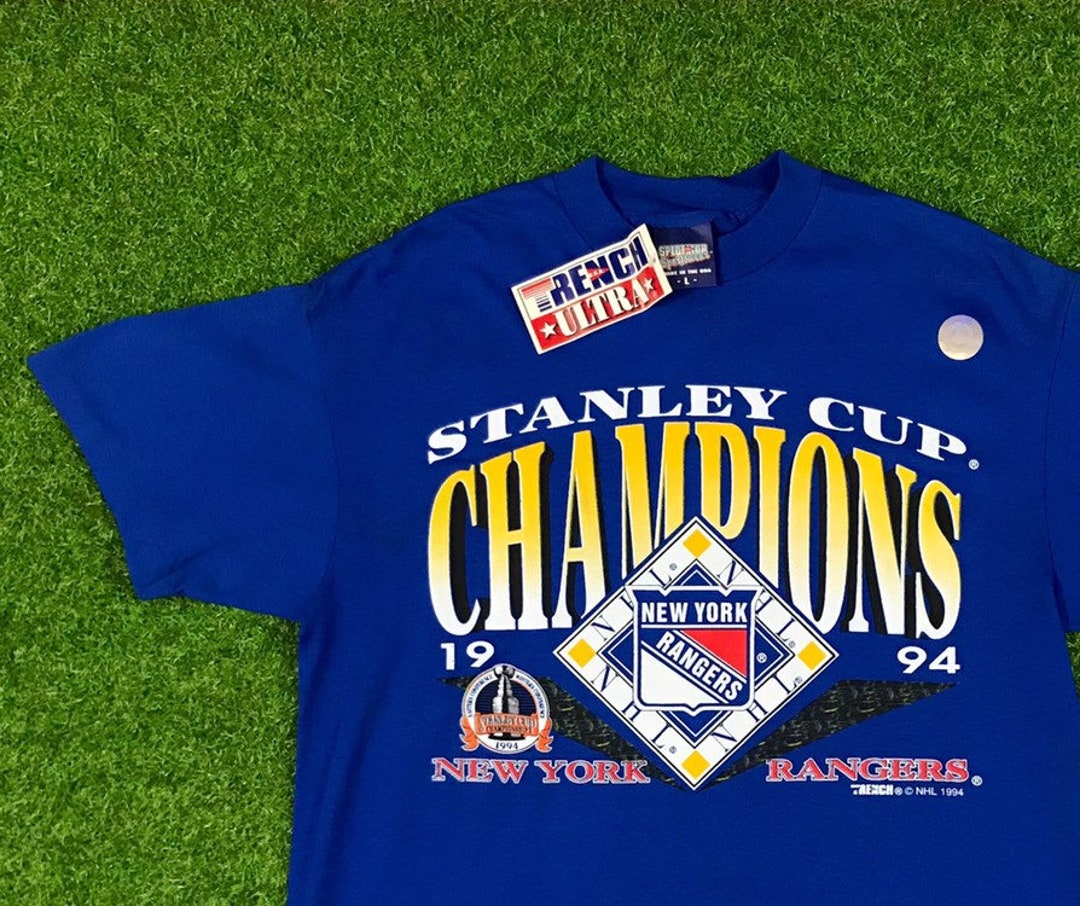 Vintage New York Rangers Stanley Cup Champs 1994 Hockey T Shirt