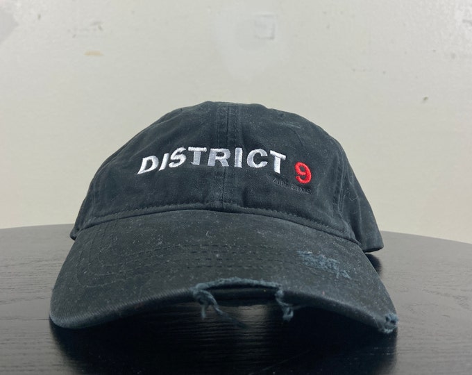 Vintage District 9 Snapback Hat KC Caps OSFA Science Fiction 2009 Film Promo