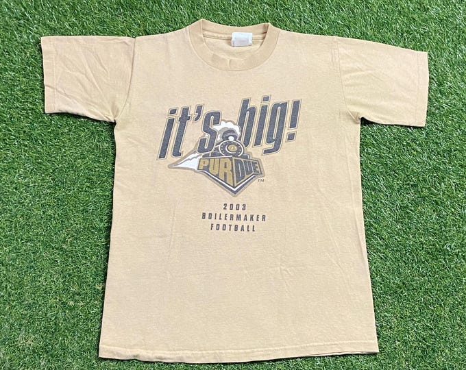 Vintage Purdue University Boilermakers T Shirt Tee Made USA Size Small S NCAA College Basketball Indiana Classic 00s