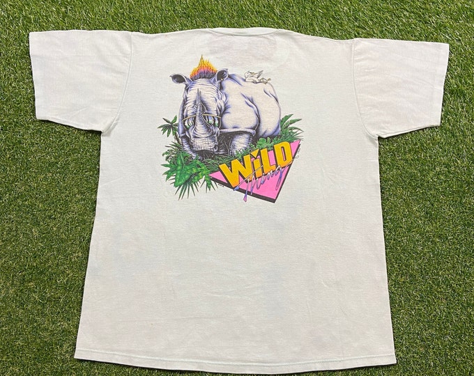 Vintage Wild Thing T Shirt Tee Jerzees Made USA Size Xtra Large XL Gulf Shores Alabama Crimson Tide Bama