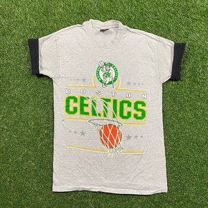 Vintage Boston Celtics T Shirt Tee Signal Sports Made USA Size Large L NBA Basketball Larry Bird New England Massachusetts 1990s 90s