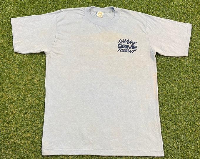 Vintage Canada Mist T Shirt Tee Made USA Size Large L Drink Alcohol Party Night Life Classic Liquor Whisky 1980s 80s