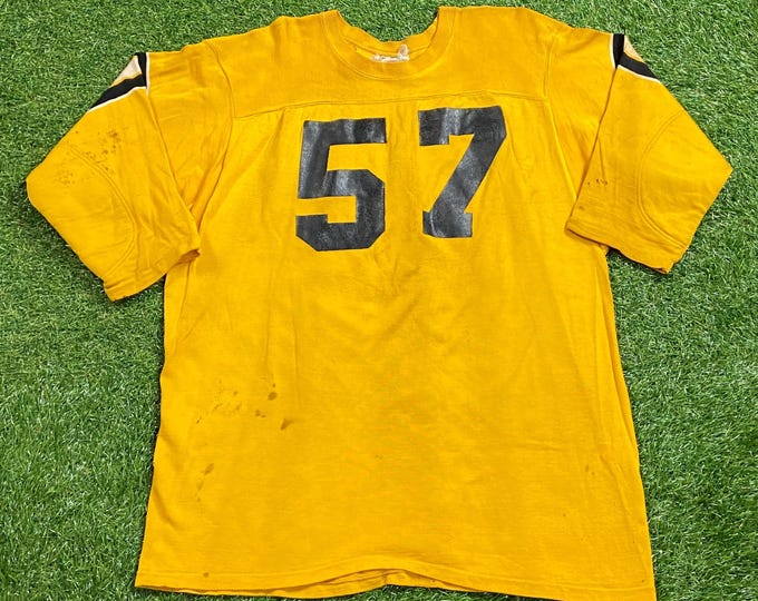 Vintage Pittsburgh Steelers Don Mince Auto Sales Jersey Size Large L NFL Football Pennsylvania Big Ben 1990s 90s