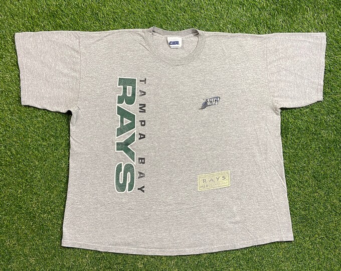 Vintage Tampa Bay Rays T Shirt Tee CSA Size XXL 2XL MLB Baseball American League Bucs Florida 1990s 90s