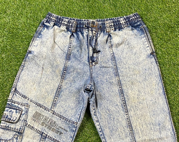 Vintage Gitano Blue Jeans Size 36 1990s 90s American USA Classic Blue Jean Pants Bottoms True Vtg