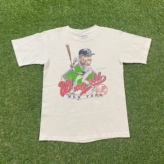 Vintage New York Yankees Dave Winfield T Shirt Tee Made USA 