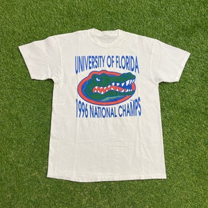 Camiseta vintage de los Florida Gators, talla mediana (M), NCAA, fútbol americano universitario, Universidad de Florida, década de 1990.