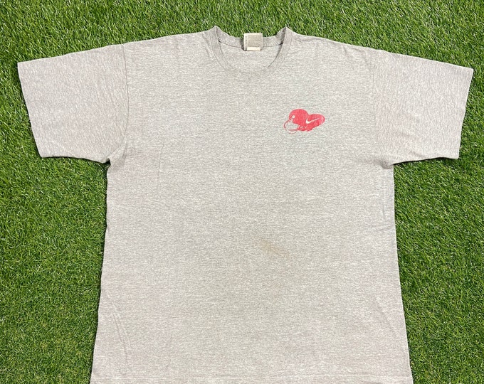 Vintage Nike Football T Shirt Tee Size Xtra Large XL Nike Swoosh Check Mark Just Do It Classic Air Jordan 1990s 90s Original