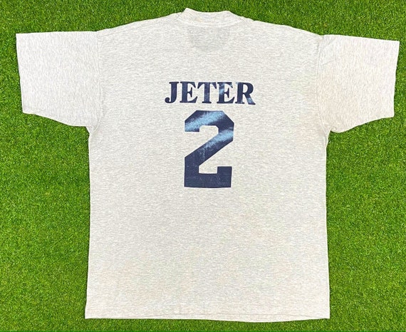 Vintage 90s Derek Jeter Player NY Yankees Basketball Shirt